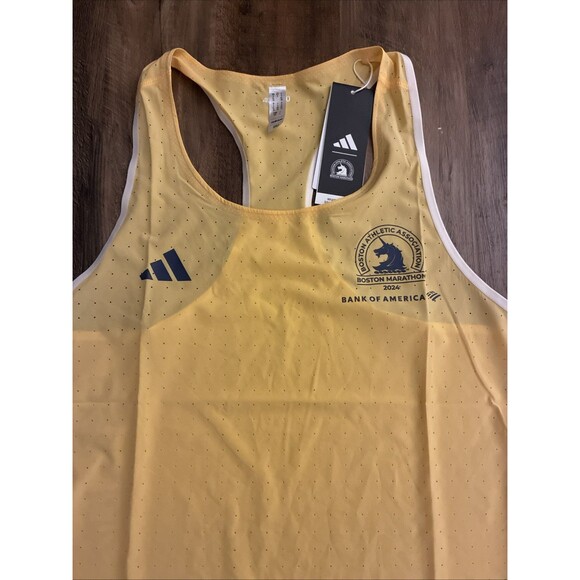 Adidas 2024 Boston Marathon Razorback Running Singlet Women Size Small IS9499 - Picture 2 of 7